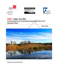 cover of Atascadero Annual Report Water Year 2023